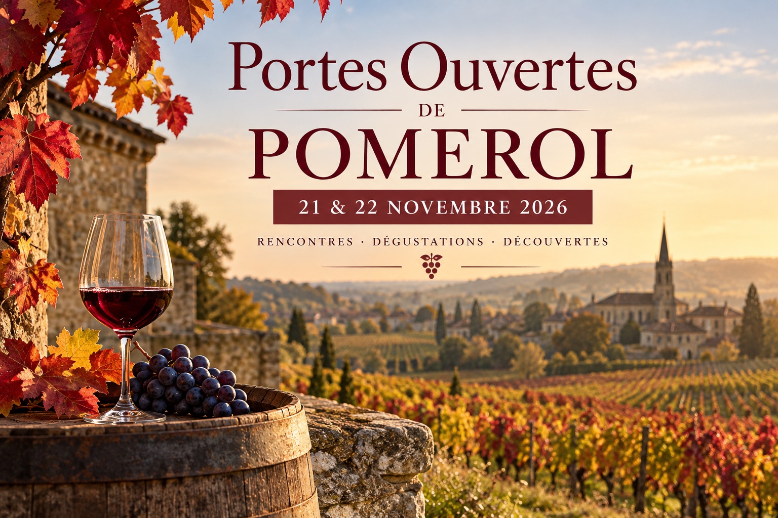 Portes ouvertes de Pomerol 2026 : dates et conseils pour préparer votre visite